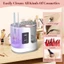 Máy làm sạch & sấy khô cọ trang điểm 3 trong 1 ORDOBOX, dùng điện USB, tự động, kèm giá sấy, thiết kế cầm tay