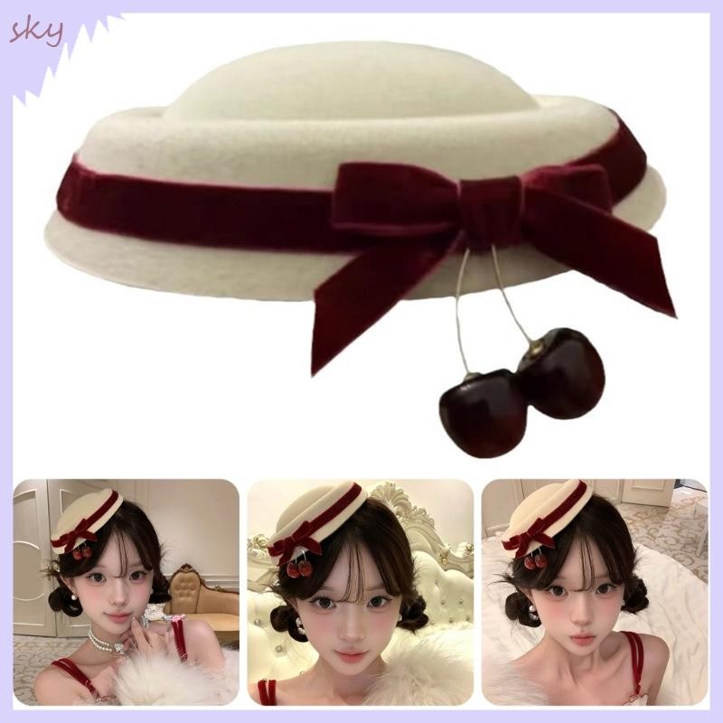 Bầu trời Anh Đào Trang Trí Lễ Hội Mũ Barrette Nơ Kẹp Tóc Cho Nhiều Trang Phục