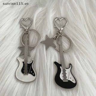 Srvn Y2k Guitar Trái Tim Tình Yêu Ngôi Sao Móc Chìa Khóa Cho Nữ Ngọt Ngào Thoáng Mát Xu Hướng Thời Trang Mặt Dây Chuyền Vintage Thẩm Mỹ Phụ Kiện Quà Tặng Mới.