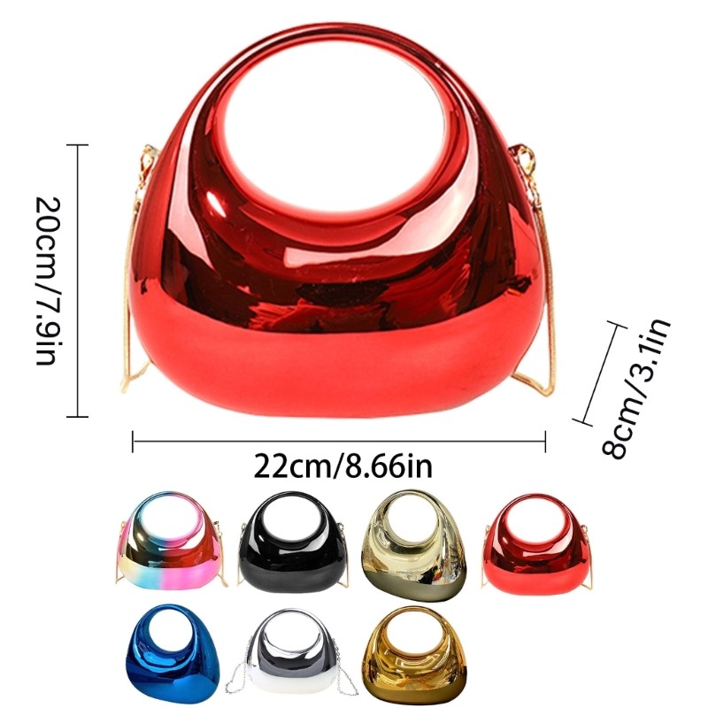 Túi xách nữ Pealike Top Handle Bag Acrylic Túi xách buổi tối Túi đeo chéo Túi ly hợp buổi tối