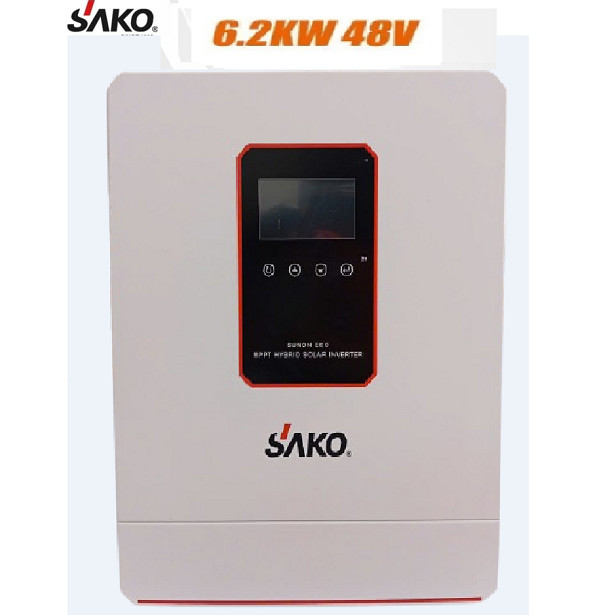 Biến tần Inverter hybrid SAKO 48V -6.2KVA - hòa lưới/bám tải, độc lập ...