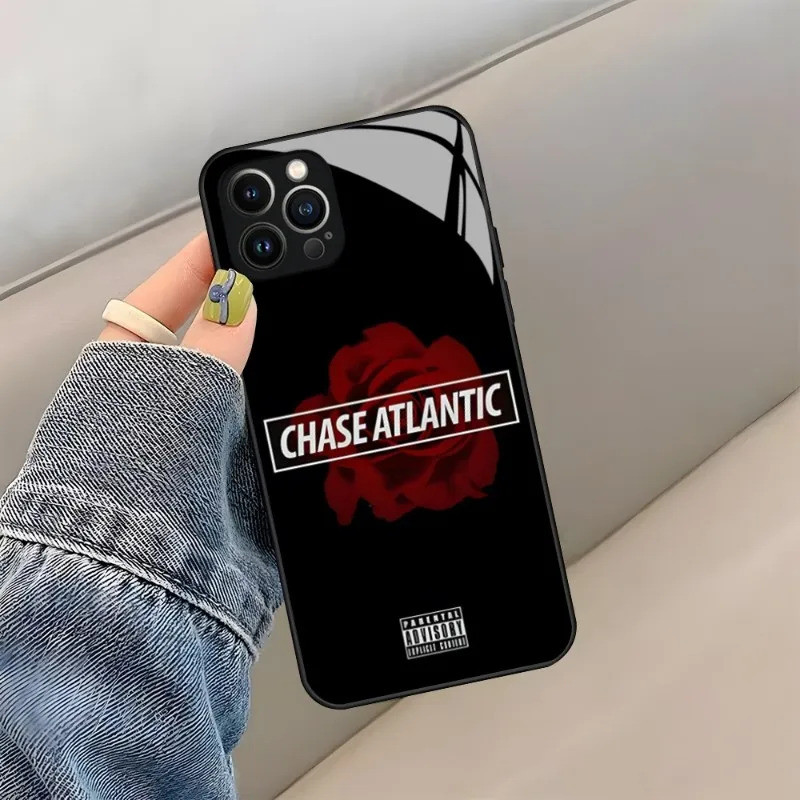 Bk-1 Chase Atlantic Music Thời Trang Ốp lưng IPhone 14 Pro Max 12 11 13 Mini X XR XS 8 7 6 Plus SE 2020 Ốp Lưng Kính Cường Lực