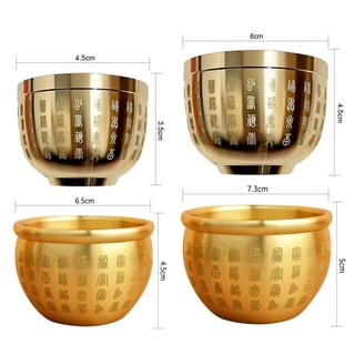 VOIDLESS 1 Cái Đồng Nguyên Chất Cornucopia, Xi Lanh Gạo Baifu Tốt Lành 4,5-7cm, Bề Mặt Đánh Bóng Sự Giàu Có Thu Hút Nhỏ Mini Baifu Jar Cốc Học Trang Trí Quà Tặng