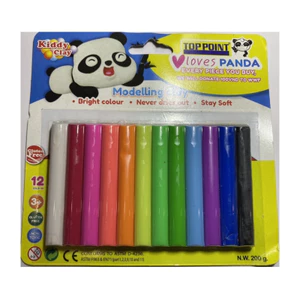 Đất nặn 12 màu Kiddy Clay Thái Lan ST-200-12.