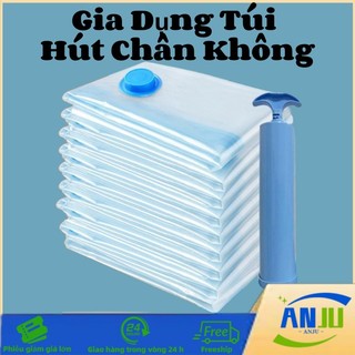 Trong suốt túi hút chân không quần áo, Túi Chân Không To Dày Đựng Quần Áo, Kèm bơm hút