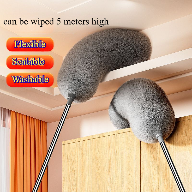 Độc Đáo Lông Bụi Quét Bụi Kính Thiên Văn Nhà Hút Bụi Tĩnh Trần Dụng Cụ Vệ Sinh Mạng Nhện Mở Rộng Bàn Chải Làm Sạch