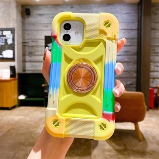 Ốp điện thoại chống sốc 3 trong 1 5M cho IPhone 14 PRO MAX 14 Plus có giá đỡ vòng