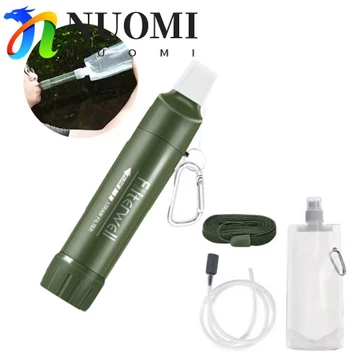 Bộ lọc nước lọc NUOMI, Ống hút uống trực tiếp Ống hút lọc nước Mini, Phụ kiện cắm trại Máy lọc di động Sinh tồn Máy lọc nước uống Ống hút đi bộ đường dài