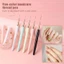 Bộ 5 Bút Móng Tay Nghệ Thuật Bộ Bàn Chải Bộ Đường Dài Sọc Vẽ UV Gel Tranh Thiết Kế Móng Tay Bút Dụng Cụ Làm Móng Tay {VN}