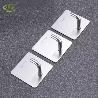 [ELOY] Móc thép không gỉ Móc dính chắc chắn Cửa sau Áo khoác Móc phần cứng Móc áo kim loại không thủng Móc áo VN
