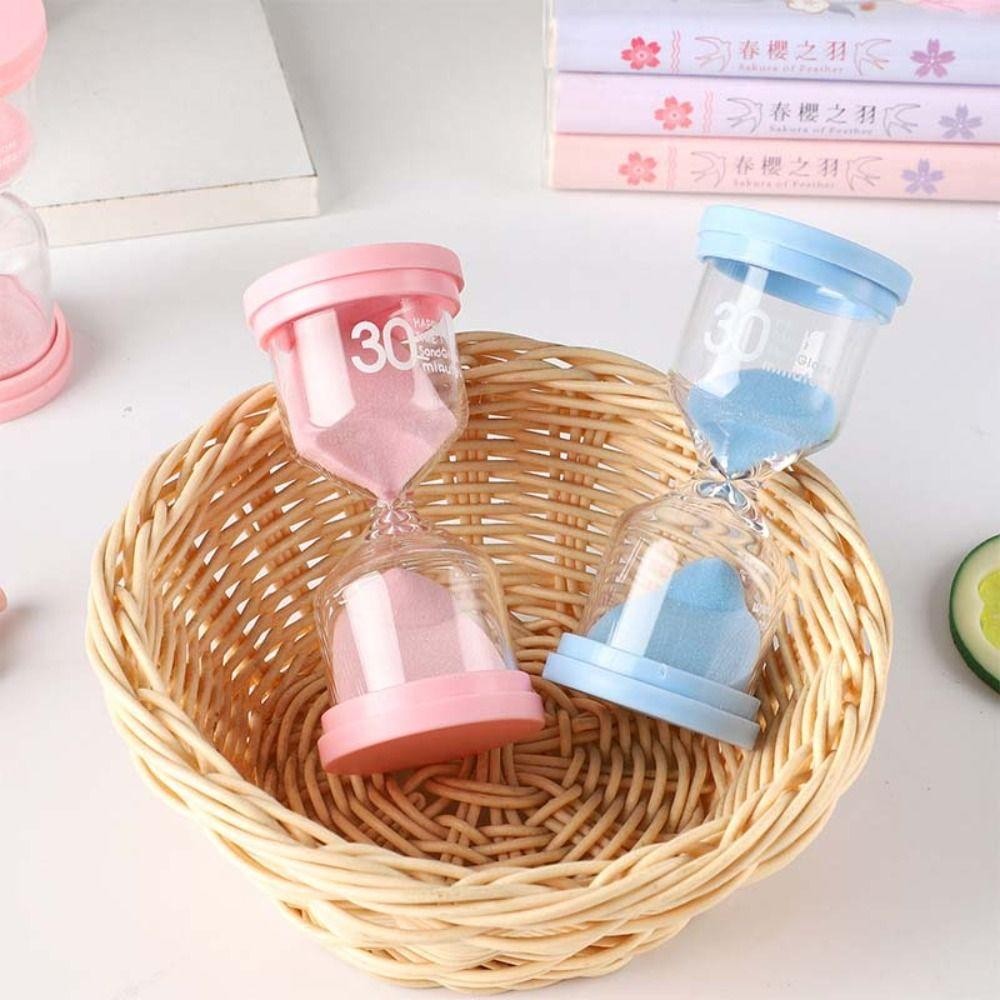 Đồng hồ cát đầy màu sắc YUUKII, Thủy tinh Borosilicate cao 3 / 5 / 10 / 15 / 30 phút cát, sáng tạo Màu Macaron chắc chắn Đồng hồ cát bền bỉ cho trẻ em