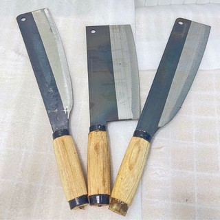 [Giá Xưởng] Dao Bếp Chặt Xương Rèn Tay Cán Gỗ, Hàng Loại Dày, Lưỡi Thép Cứng – Siêu Sắc Bén
