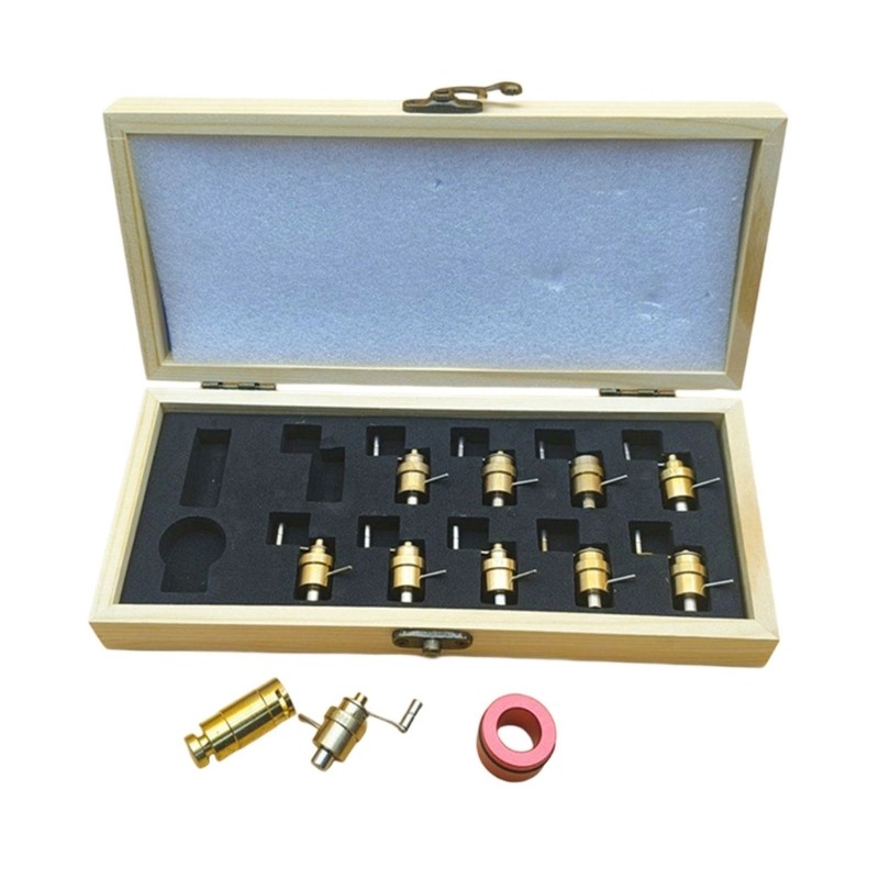 ZYARUKO Bộ công cụ cuộn dây đồng hồ chuyên nghiệp Mainspring Winder để sửa chữa