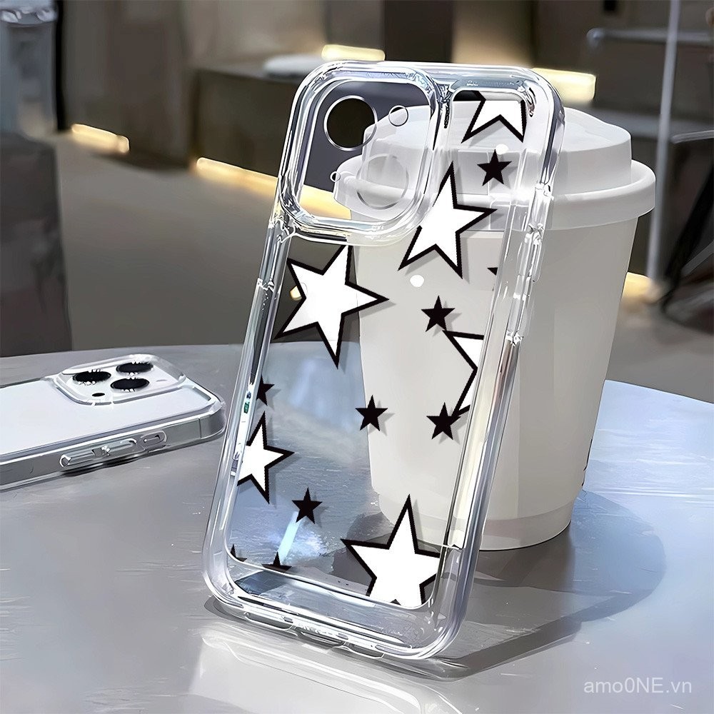 Thiếu Star Ốp lưng điện thoại cho Samsung Galaxy J8 J7 J6 Pro J7pro j4plus J5Prime j6plus j4plus Ốp lưng trong suốt chống rơi không gian