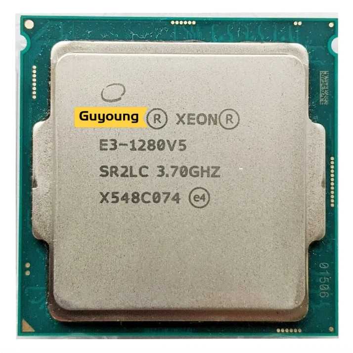 YZX Xeon E3 1280 V5 E3 1280V5 E3-1280V5 E3-1280 V5 Bộ xử lý CPU