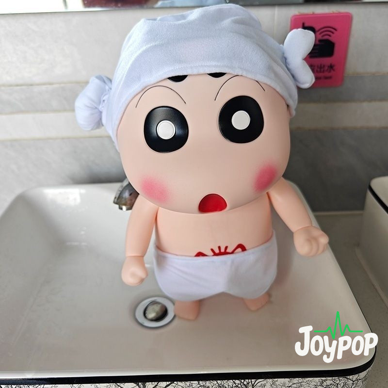 Đồ trang trí Shin-Chan Đồ trang trí Shin-Chan Nohara Shinnosuke Model Bath Vinyl Elephant Doll Gift- * & &