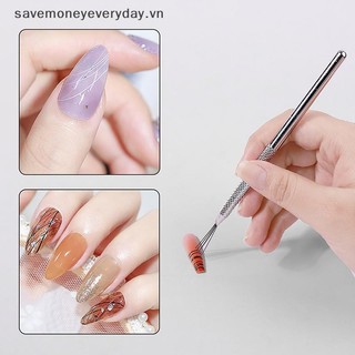 [savemoneyeveryday] Tranh vẽ móng tay đa chức năng 7 chân Bút tay cầm bằng thép không gỉ có thể uốn cong Bàn chải Gel UV Vẽ dụng cụ làm móng tay [vn]