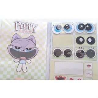 Búp bê giấy đồ chơi bóc dán thủ công Poppy play time dễ thương