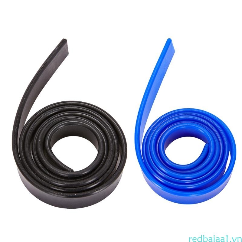 Redbaiaa1 Cao Su Làm Sạch Cửa Sổ Tiện Ích Một Phần Squeegee Tắm Bụi Cửa Sổ Squeegee Refills Thay Thế Squeegee 2 Col