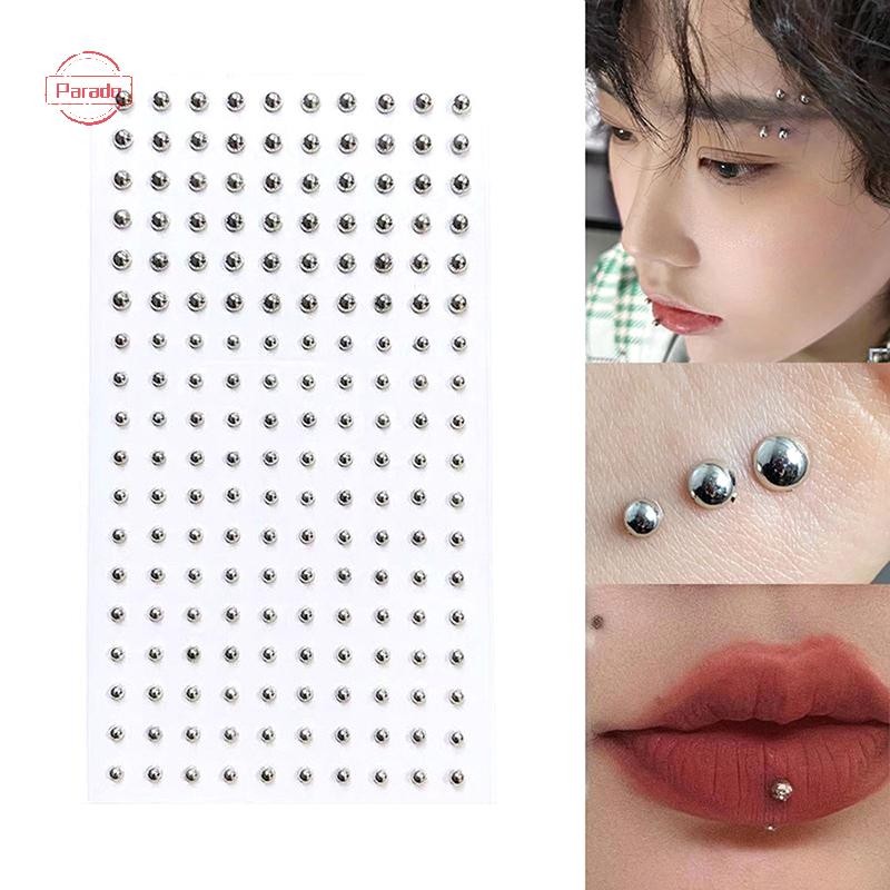 Diễu Hành Miếng Dán Mũi Giả Stud Tự Dính Kim Cương Giả Không Mắt Tai Mặt Trang Sức Cơ Thể Cho Nữ Miếng Dán Pha Lê VN