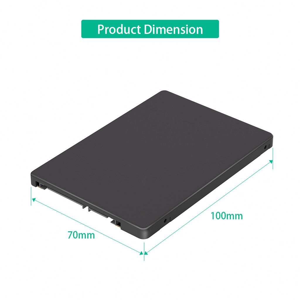 Jmt M.2 NGFF Sang 2.5 SATA SSD Vỏ B & M Key SATA Sang 2.5 Inch SATA 3.0 Ổ Đĩa Cứng Thẻ Chuyển Đổi Với Vỏ Nhựa 7mm