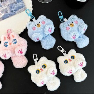 MEOWU Móc Khoá Thỏ Mèo Bông Mềm Mịn Trang trí Balo , treo móc khoá , treo Túi Xách