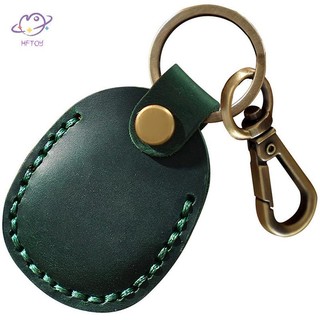 HFTOY Thích Hợp Cho Hộp Đựng Móc Khóa Da AirTag Định Vị Bao Da Hộp Đựng Thẻ Truy Cập ~