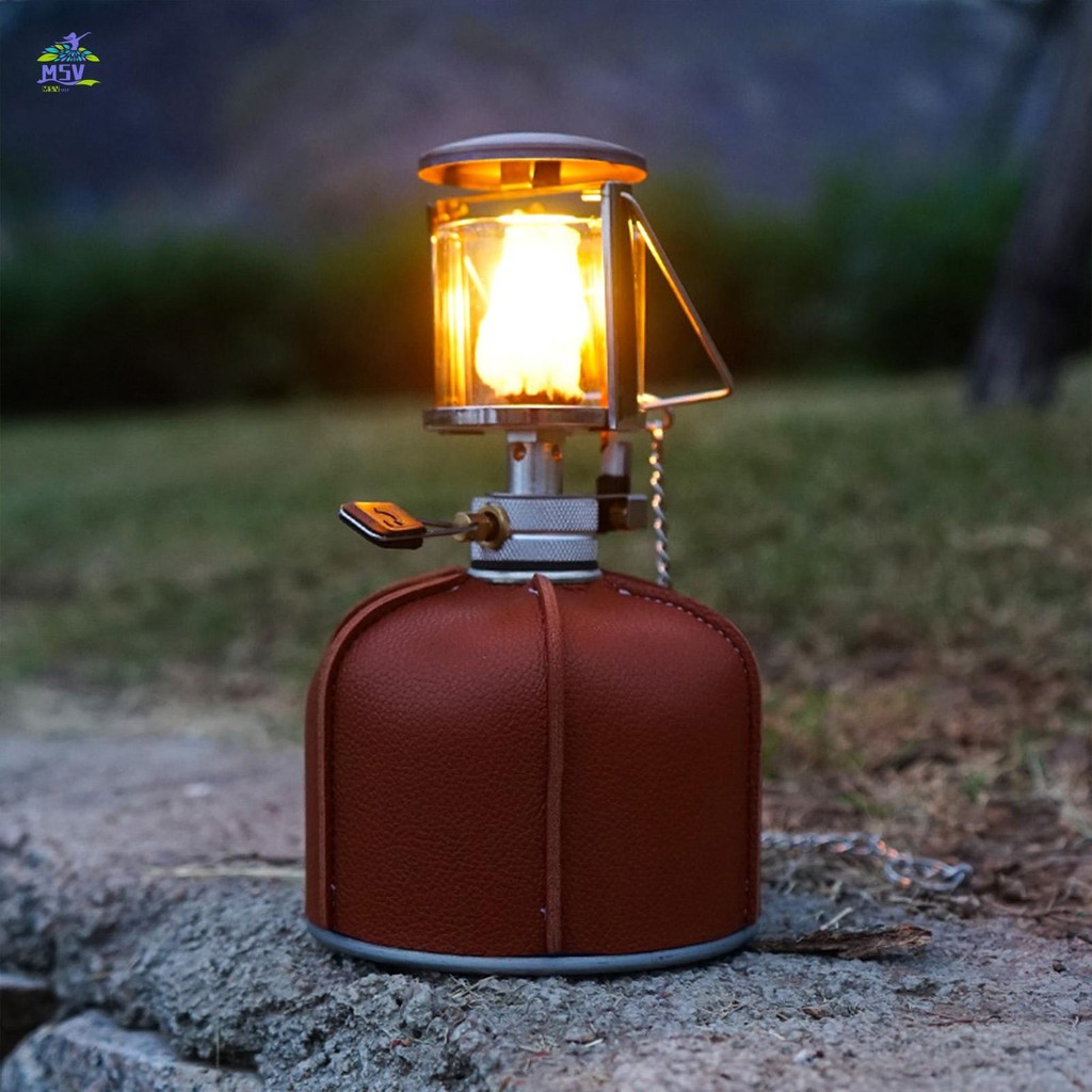 Cắm trại Hộp đựng khí Vỏ xi lanh Da di động Hộp đựng khí