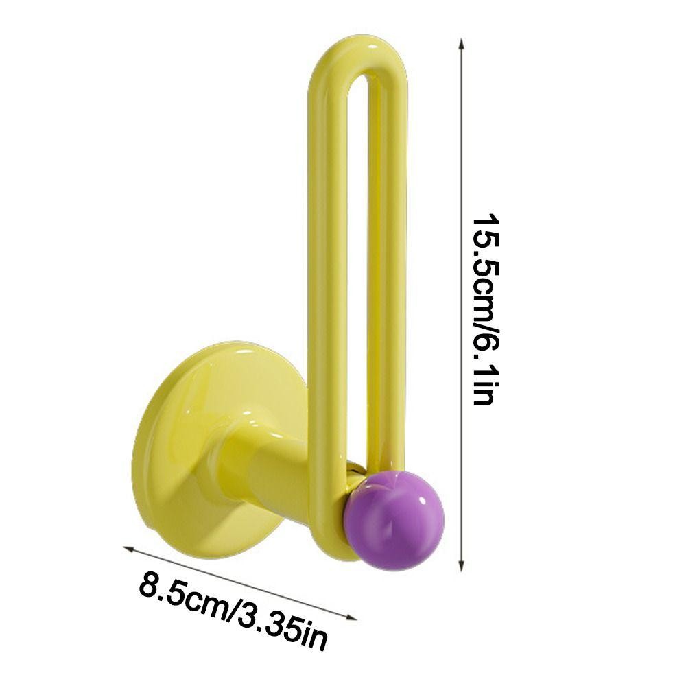 Móc lưu trữ băng đô CHEESELY, Móc treo vải Dopamine miễn phí đục lỗ, Giá đựng đồ nhà bếp treo tường hình chữ L di động Nhà bếp phòng tắm