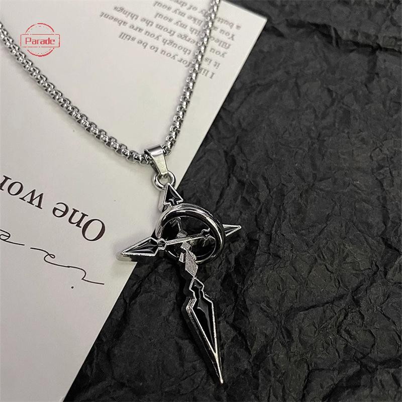 Cuộc diễu hành Vintage Chữ Thập Mặt Dây Chuyền Vòng Cổ Cho Nam Đa Năng Dây Chuyền Hợp Thời Trang Mồ Hôi Áo Punk Dây Chuyền Trang Sức Quà Tặng VN
