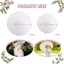CATMALLER88 1 Chiếc Ô Giấy, Đồ Dùng Cưới Tay Dài Màu Trắng Truyền Thống, Bền DIY Handmade Trống Dia 60 / 84cm Đạo Cụ Chụp Ảnh Cho Tiệc Cưới Kỷ Niệm