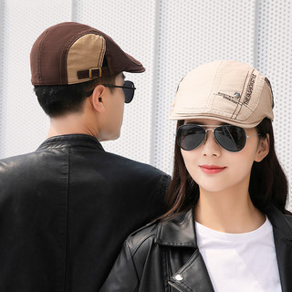 Mũ nồi phẳng Unisex thông thường Mũ nồi có thể điều chỉnh Mũ chống nắng mùa hè