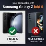 Ốp lưng MOBOSI cho Samsung Galaxy Z Fold 5 [Chân đế tích hợp & Bảo vệ bản lề & Bảo vệ màn hình] Ốp điện thoại chống sốc toàn thân mỏng cho Z Fold5 với — ảnh 8