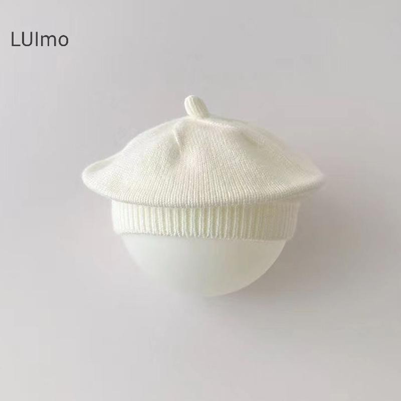 Luimo Thời Trang Dễ Thương Cho Bé Dệt Kim Mũ Nồi Màu Trơn Trẻ Em Mũ Ấm Áp Thu Đông Mũ Cho Trẻ Em Ngoài Trời Bonnet Phụ Kiện Quà Tặng SBS