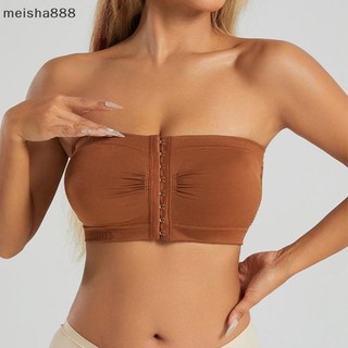 Meisha888 Gợi Cảm Nút Trước Dây Áo Ngực Cho Nữ Không Dây Liền Mạch Bralettes Nữ Áo Ngực Không Dây Hỗ Trợ Mềm Mại Plus Kích Thước Ống Top Đẹp