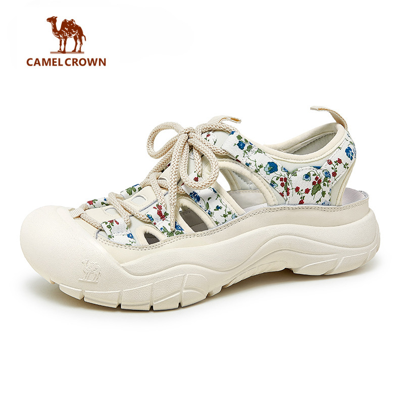 Xăng đan Nữ CAMEL CROWN Chống Trơn Trượt Chống Mài Mòn Nhẹ Giày Đi Biển Thường Ngày