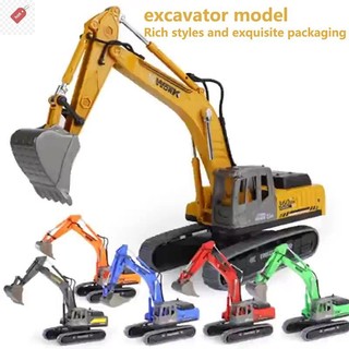 Máy xúc quán tính ALIK Xe kỹ thuật Mô hình Trẻ em Quà tặng VN