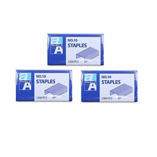 [ 5 HỘP NHỎ ] Kim bấm, kim dập ghim số 10 Double A. -