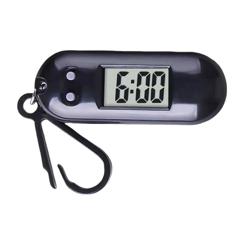 LED Digital Keychain Pocket Watch Mini Portable Clock for Kids and Students Use