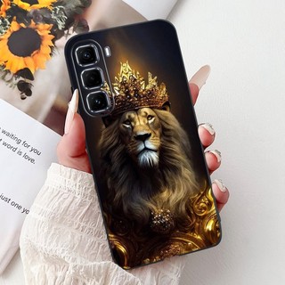 Ốp Chống Sốc Cho Infinix Hot 50 Pro Plus 4G Ốp Lưng X6881 X6880 Phim Hoạt Hình Lion Tiger Vỏ Điện Thoại Mềm Cho Hot 50 Pro + Vỏ 4G