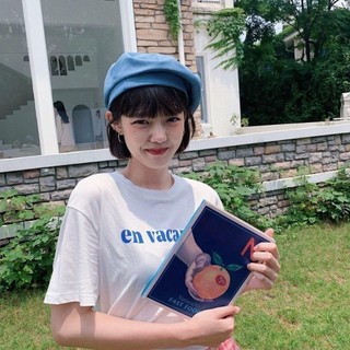 Mũ nồi NCE họa tiết đơn sắc từ cotton, phong cách Nhật Bản cổ điển dành cho bé gái