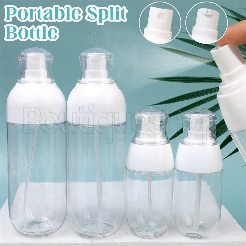 [Đặc sắc] Bình xịt Press - Bình rỗng PET - Bình đóng chai phụ kem dưỡng da - Hộp đựng chất lỏng - Có thể tái sử dụng, nạp lại, kín - Hộp đựng mực cồn - Phụ kiện du lịch