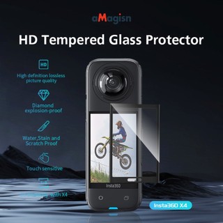 Dành Cho Insta360 X5 / X4 Màn Hình Phim Cường Lực Toàn Cảnh camera Cong Phim Cường Lực 360X5 Độ Nét Cao Chống Cháy Nổ Bảo Vệ Phụ Kiện camera Thể Thao