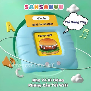 Máy Đọc Thẻ Tiếng Anh – Flashcard Song Ngữ Anh-Việt Giáo Dục Sớm Cho Bé, Loại 1, 224 Từ Vựng