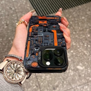 Ốp lưng chống sốc, chống bụi, chống rơi cho iPhone 16 Pro 15 14 Plus 13 Pro 12 Pro Max 11 Pro Max 16 15 Plus 14 Pro 13 Pro Max 12 Pro 11 Pro 16 Pro Max 14 XS 8 Plus XR, phong cách cyber