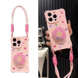 Ốp điện thoại hình hoa dễ thương 16plus Thích hợp cho iPhone 11 12promax 12 13 14 15 Pro max Ốp lưng 14promax 15pro 16 Pro max Vỏ