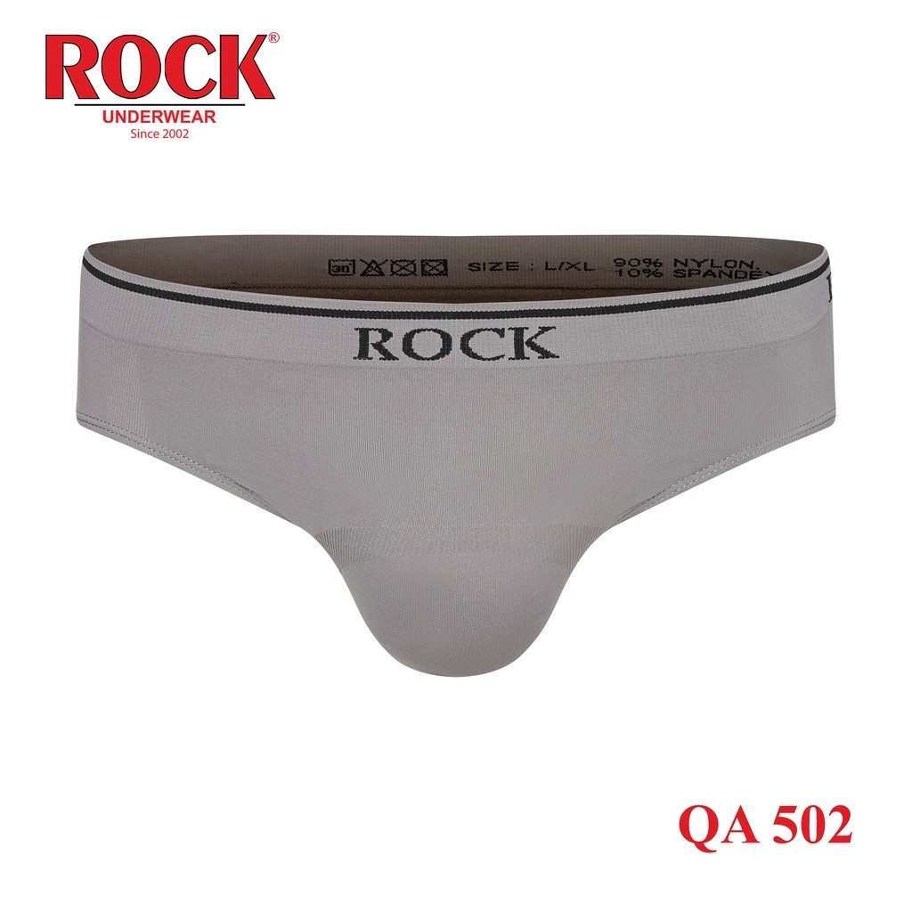 Combo 5 quần lót nam cao cấp ROCK UNDERWEAR SEAMLESS 502 không đường may,co giãn tốt,thoáng mát