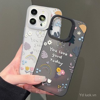 Ốp lưng bảo vệ chống sốc bán trong suốt phong cách thời trang cá tính Xiaohua cho iPhone 14 13 Pro XS Max 16 15 Pro 12 Pro Max 11 Pro 7 Plus 16 Pro 15 14 Pro 13 Pro Max X 8 Plus, chống bụi, chống nước, chống sốc