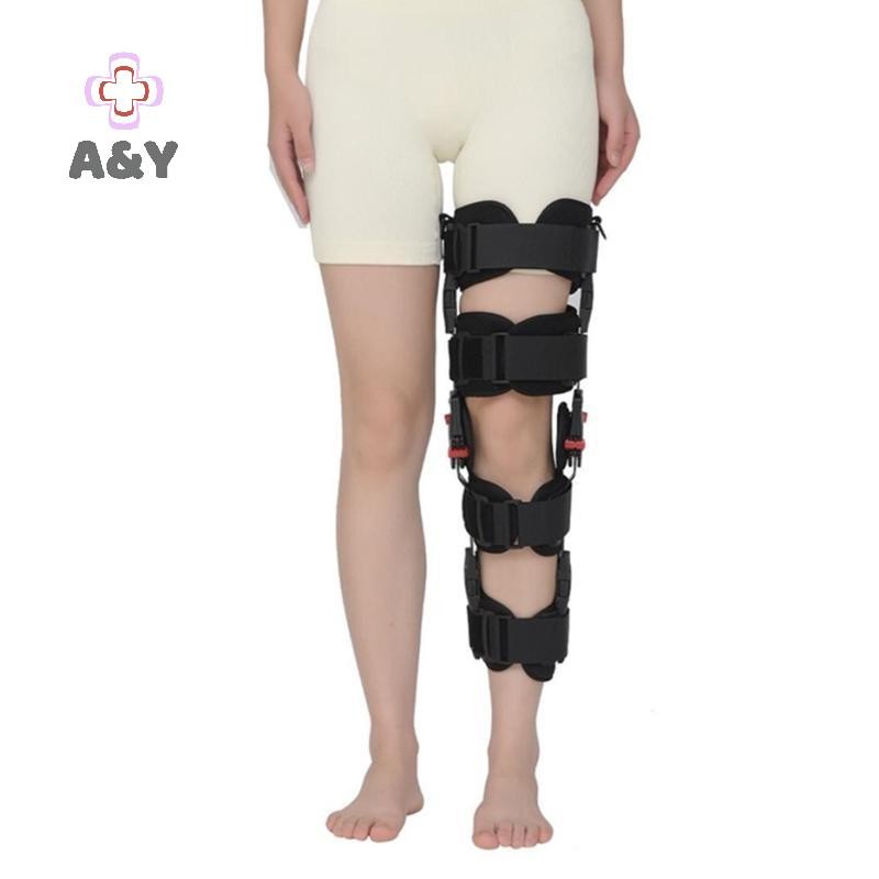 A & Y Chỉnh Hình Hỗ Trợ Ổn Định Sau Phẫu Thuật Có Thể Điều Chỉnh Bản Lề Nẹp Đầu Gối Cố Định Khớp Cáng Phục Hồi Chân ổn định.