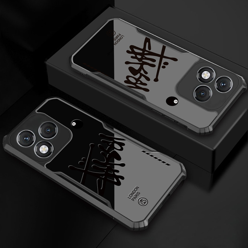Trend Fashion Cool Black 8 Bida Acrylic Case Honor 400 90 X9C X7C X9B X8B X7B X6C X6B X5B X9A X9 X8A X7A X6A X40 X50 Lite 4G 5G Vỏ Bảo Vệ Phụ Kiện Chống Sốc